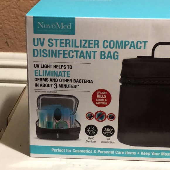 3/$15 SALE 💫 NWT NuvoMed UV Sterilizer Compact Disinfectant Bag - Picture 2 of 5